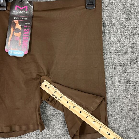 Maidenform Shaper Womens XXL Brown Thigh Slimmer Panty Tummy Control High‎ Waist - Picture 10 of 12